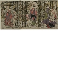 MRAH-JP.02712a・・豊国〈1〉「豊広豊国両画十二候」「五月　三枚続」