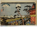 MRAH-JP.06550・・英泉「江戸八景」「愛宕山の秋の月」