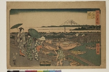 Edo meisho (Endroits célèbres d'Edo) : Les ponts Nihonbashi et Edobashi
