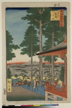Meisho Edo hyakkei: Le sanctuaire d' Inari à Ōji  