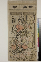 Les acteurs Ichikawa Monnosuke II et Sawamura Sōjūrō III