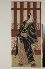 L'acteur Bandō Mitsugorō I dans le rôle de An no Heibei 