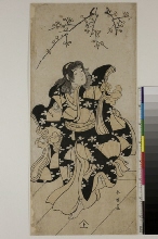 L'acteur Iwai Hanshirō IV dans le rôle d'un enfant dansant (unaigo) 