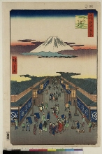 Meisho Edo hyakkei (Cent vues d'endroits célèbres d'Edo): Surugachō