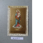 Indulgence card - "Domina nostra a Sacro Corde, Ora pro nobis"