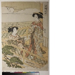 Nan’eki shūfū (Autumn wind on the Southern station): Two courtesans at a house of pleasure in Shinagawa 