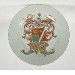 Dish with coat of arms: de Heere van Holy