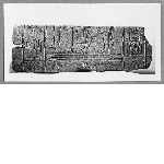 Fragment of a bas-relief from the Chapel of Mentuhotep III, reused during the 18-19th Dynasty