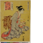 Fūryū mitate goyō no matsu: Golden fabric and wool for belt