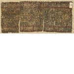 Fragment of a decorative band with geometric motifs