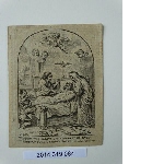 Memorial card for a death - Benedictio illius qui apparuit in rubo (…)