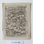 Memorial card for a death - Image representing the adoration of the Magi