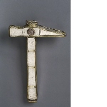 Reliquaire de saint Eloi en forme de marteau