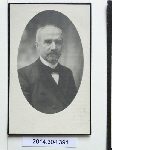 In memoriam card - Image representing Théophile Lhommel
