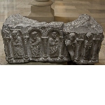 Fragments of a baptismal font