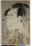 Bust portrait of the actor Ichikawa Danjūrō VI as the yakko Ippei