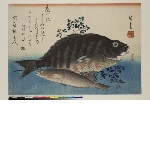 Large fishes, 2nd series (supplemental group): Shimadai and ainame, with nandina