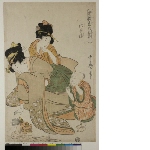 Kokei no sanshō (Three laughers at the playful spirits of children): Lu Xiujing (Riku Shisei)
