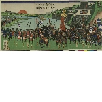Mashiba Hisayoshi sets out on orders from Ōda Harunaga