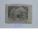 Memorial card for a death - Hic pessima, hic optima scruat (…)
