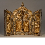 Triptyque reliquaire de la sainte Croix de l'abbaye de Florennes