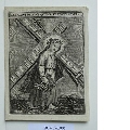 Memorial card for a death - Ecce agnus dei, ecce qui tollit peccat mundi. Io. 1.