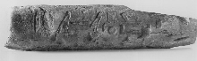 Fragments of an inscription of Dega