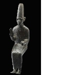 Statuette of the god Baal seated